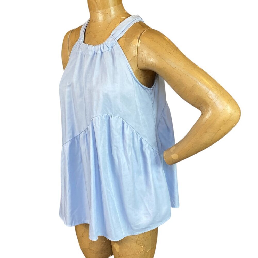 Entro Halter Swing Top Sz S Blue #89J - Picture 3 of 7